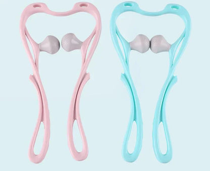 Neck Massager High Quality Multi-function Manual Relaxed Cervical Massager Pressure Relieve Double Ball Pressing Meridian Massager